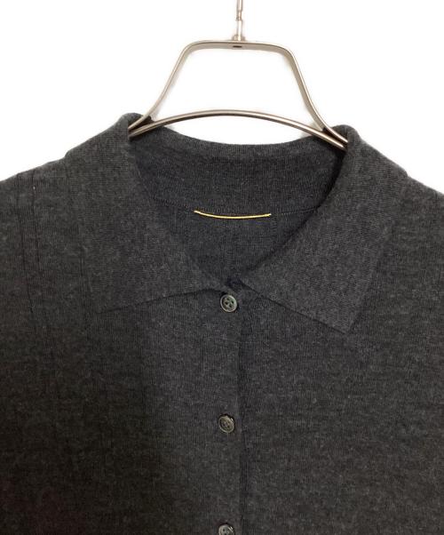 L'appartement（アパルトモン）L'appartement (アパルトモン) Cashmere Silk Knit Cardigan グレー サイズ:FREEの古着・服飾アイテム