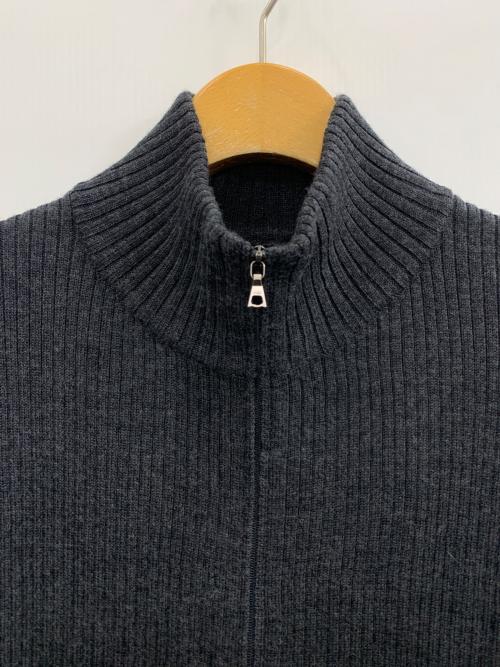 AP STUDIO（エーピーストゥディオ）AP STUDIO (エーピーストゥディオ) ダブルジップアップニット グレー サイズ:-の古着・服飾アイテム