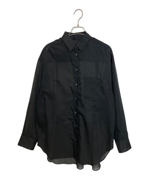 AP STUDIO（エーピーストゥディオ）AP STUDIO (エーピーストゥディオ) シアーシャツ ブラック サイズ:Freeの古着・服飾アイテム