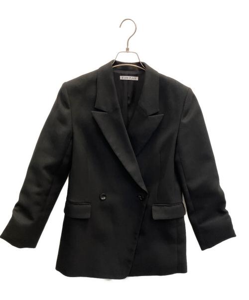 R'IAM PLAGE（リアム プラージュ）R'IAM PLAGE (リアム プラージュ) OXテーラードジャケット ブラック サイズ:38の古着・服飾アイテム