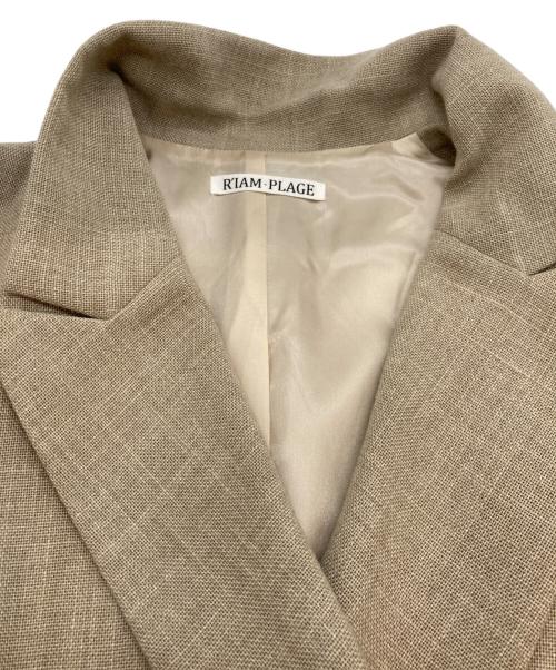 R'IAM PLAGE（リアム プラージュ）R'IAM PLAGE (リアム プラージュ) 24SS OXテーラードジャケット ベージュ サイズ:38の古着・服飾アイテム