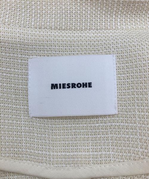 MIESROHE（ミースロエ）MIESROHE (ミースロエ) コンフォートカラミ織りジャケット アイボリー サイズ:1の古着・服飾アイテム