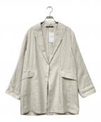 AP STUDIOエーピーストゥディオ）の古着「24SS リネンミックスライトジャケット」｜ベージュ