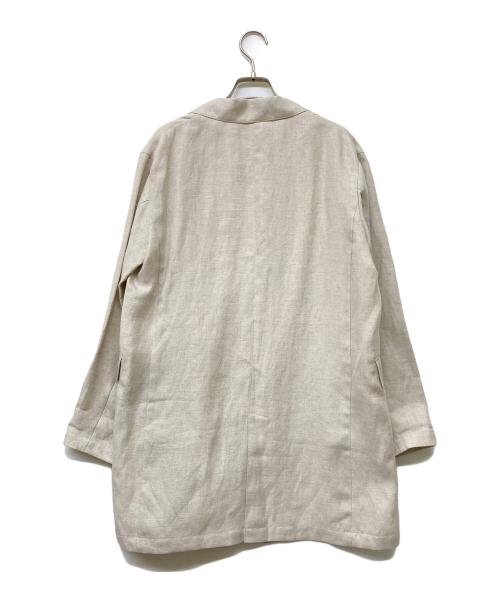 AP STUDIO（エーピーストゥディオ）AP STUDIO (エーピーストゥディオ) 24SS リネンミックスライトジャケット ベージュ サイズ:36 未使用品の古着・服飾アイテム