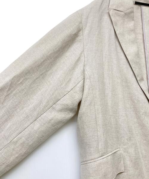 AP STUDIO（エーピーストゥディオ）AP STUDIO (エーピーストゥディオ) 24SS リネンミックスライトジャケット ベージュ サイズ:36 未使用品の古着・服飾アイテム