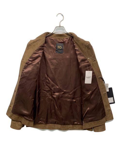 Cinquanta（チンクワンタ）Cinquanta (チンクワンタ) Safari ジャケット ブラウン サイズ:Free 未使用品の古着・服飾アイテム