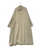 digneディニュ）の古着「soutien collar coat」｜ベージュ