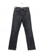 AGOLDEエーゴールドイー）の古着「RILEY CROP DENIM」｜ブラック