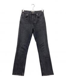 AGOLDE（エーゴールドイー）の古着「RILEY CROP DENIM」｜ブラック