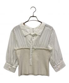 FRAY ID（フレイ アイディー）の古着「ビスチェコンビトップス」｜ホワイト