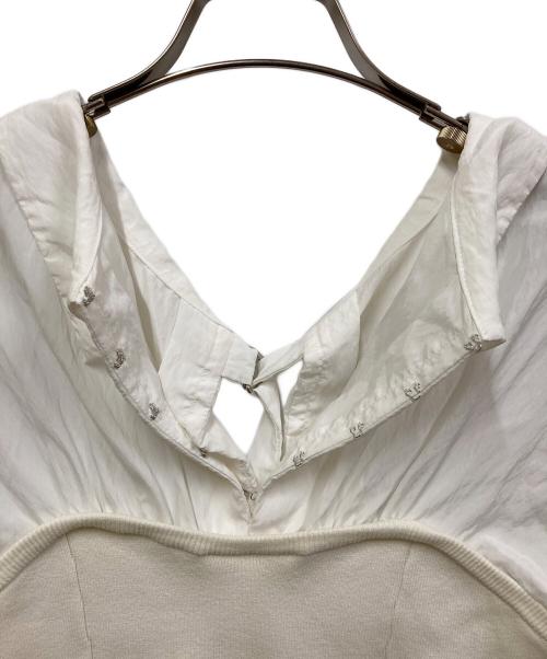 FRAY ID（フレイ アイディー）FRAY ID (フレイ アイディー) ビスチェコンビトップス ホワイト サイズ:SIZE Freeの古着・服飾アイテム
