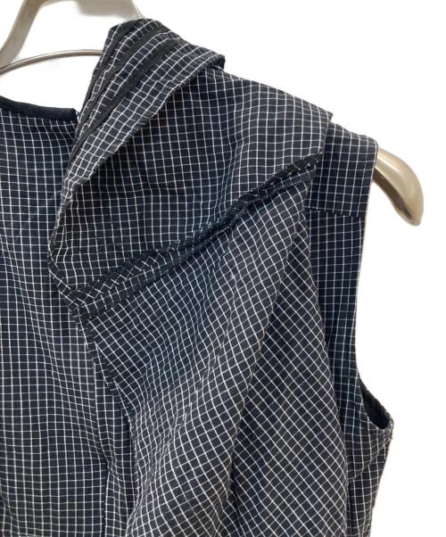 CLANE（クラネ）CLANE (クラネ) LINE HANDKERCHIEF ONE PIECE ブラックの古着・服飾アイテム