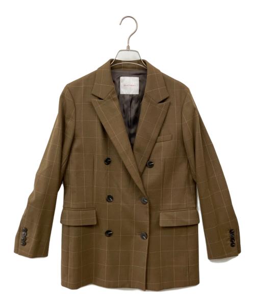 bractment（ブラクトメント）BRACTMENT (ブラクトメント) BM T/W BOXY W ジャケット ブラウン サイズ:38の古着・服飾アイテム