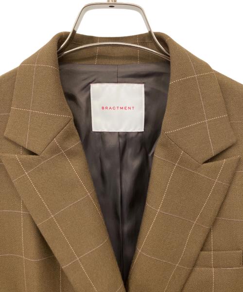 bractment（ブラクトメント）BRACTMENT (ブラクトメント) BM T/W BOXY W ジャケット ブラウン サイズ:38の古着・服飾アイテム