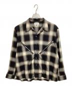 A PUZZLING HOMEアパズリングホーム）の古着「OMBRECHECK ZIPPOCKET SHIRTS」｜マルチカラー
