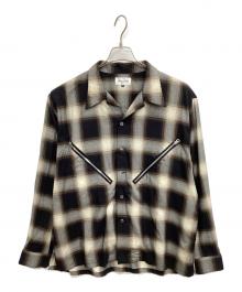 A PUZZLING HOME（アパズリングホーム）の古着「OMBRECHECK ZIPPOCKET SHIRTS」｜マルチカラー