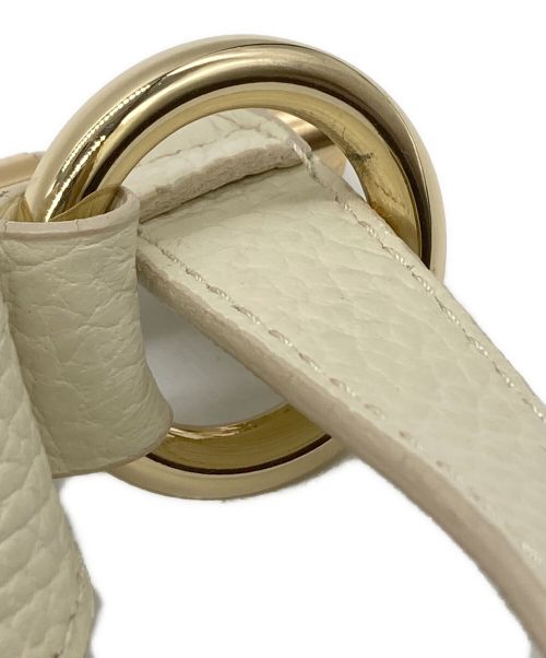 RIEMPIRE（リエンピーレ）RIEMPIRE (リエンピーレ) 2way ソフトレザーショルダーバッグ ホワイト サイズ:表記なしの古着・服飾アイテム