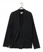 ISSEY MIYAKEイッセイミヤケ）の古着「ストレッチカーディガン」｜ブラック