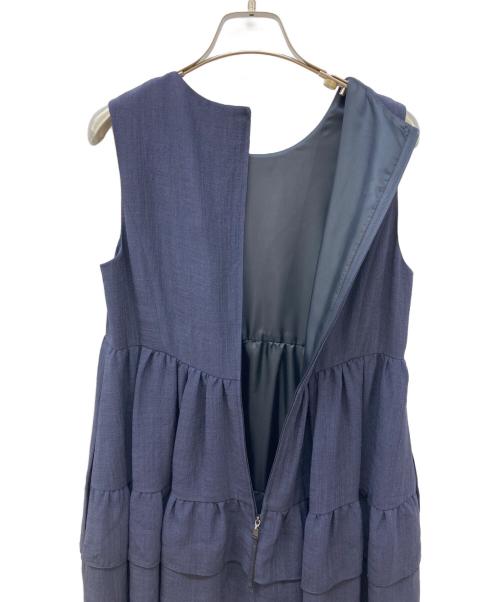 daisy lin for foxey（デイジーリン フォー フォクシー）daisy lin for foxey (デイジーリン フォー フォクシー) ノースリーブワンピース ネイビー サイズ:40の古着・服飾アイテム