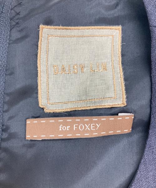 daisy lin for foxey（デイジーリン フォー フォクシー）daisy lin for foxey (デイジーリン フォー フォクシー) ノースリーブワンピース ネイビー サイズ:40の古着・服飾アイテム