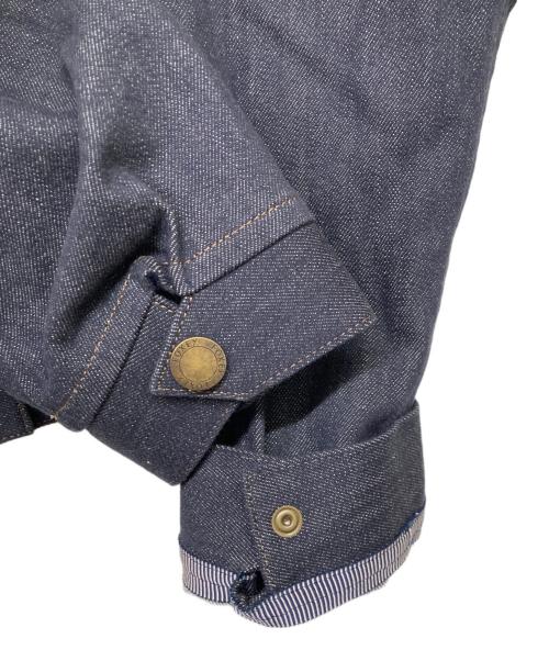 FOXEY（フォクシー）FOXEY (フォクシー) ミンクファーデニムジャケット インディゴ サイズ:38の古着・服飾アイテム