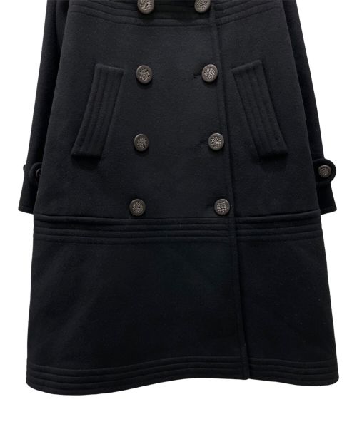 CHANEL（シャネル）CHANEL (シャネル) ダブルロングコート ブラック サイズ:36の古着・服飾アイテム