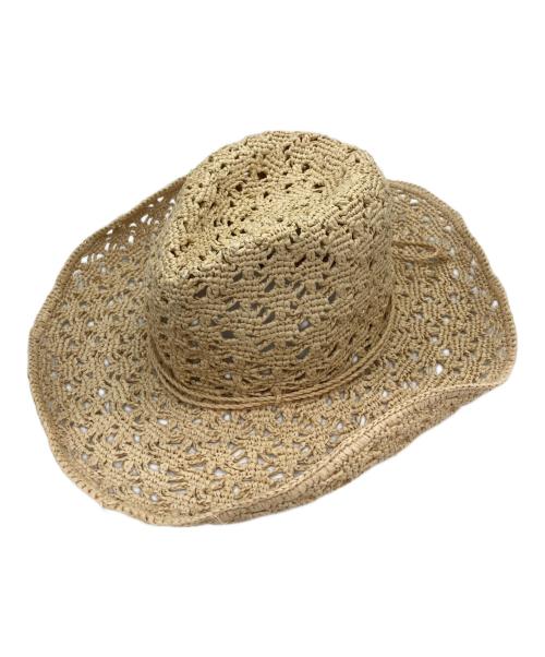 HELEN KAMINSKI（ヘレンカミンスキー）HELEN KAMINSKI (ヘレンカミンスキー) ストローハット アイボリーの古着・服飾アイテム