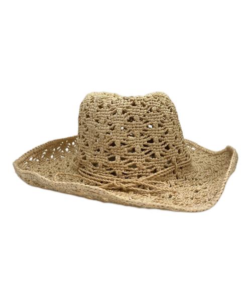 HELEN KAMINSKI（ヘレンカミンスキー）HELEN KAMINSKI (ヘレンカミンスキー) ストローハット アイボリーの古着・服飾アイテム
