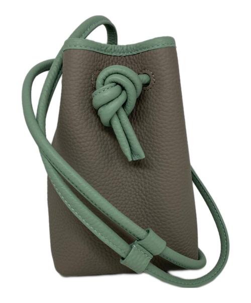 VASIC（ヴァジック）VASIC (ヴァジック) 巾着ミニバッグ グレーの古着・服飾アイテム