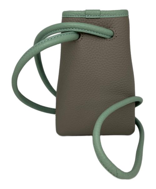 VASIC（ヴァジック）VASIC (ヴァジック) 巾着ミニバッグ グレーの古着・服飾アイテム