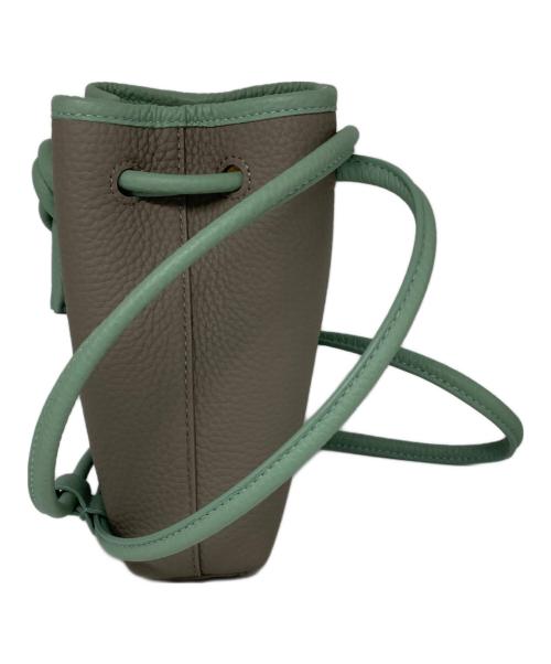 VASIC（ヴァジック）VASIC (ヴァジック) 巾着ミニバッグ グレーの古着・服飾アイテム