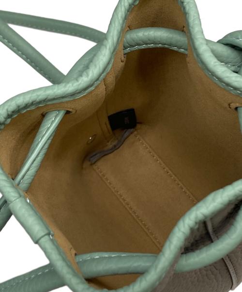 VASIC（ヴァジック）VASIC (ヴァジック) 巾着ミニバッグ グレーの古着・服飾アイテム