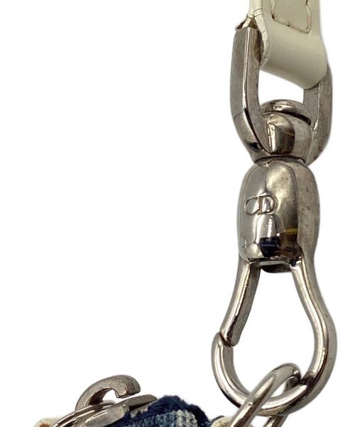 Christian Dior（クリスチャン ディオール）Christian Dior (クリスチャン ディオール) トロッター ワンショルダー サドルバッグ ブルーの古着・服飾アイテム