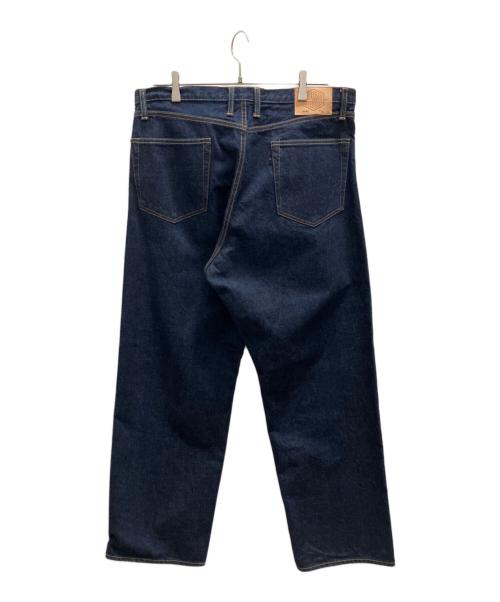 THE BLUEST OVERALLS（ザ ブルーエスト オーバーオールズ）THE BLUEST OVERALLS (ザ ブルーエスト オーバーオールズ) BIG T DENIM PANTS インディゴ サイズ:86の古着・服飾アイテム