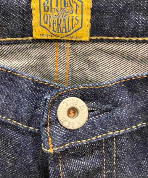 THE BLUEST OVERALLS（ザ ブルーエスト オーバーオールズ）THE BLUEST OVERALLS (ザ ブルーエスト オーバーオールズ) BIG T DENIM PANTS インディゴ サイズ:86の古着・服飾アイテム
