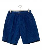 POST O'ALLSポストオーバーオールズ）の古着「E-Z Lax 4 Shorts -Summer  Cord-」｜ブルー