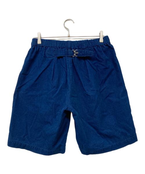 POST O'ALLS（ポストオーバーオールズ）POST O'ALLS (ポストオーバーオールズ) E-Z Lax 4 Shorts -Summer  Cord- ブルー サイズ:sizeLの古着・服飾アイテム