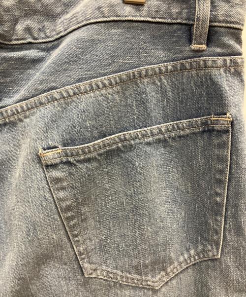 AURALEE（オーラリー）AURALEE (オーラリー) SELVEDGE FADED LIGHT DENIM WIDE PANTS ブルー サイズ:5の古着・服飾アイテム