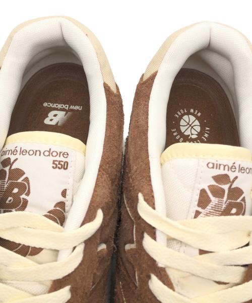 NEW BALANCE（ニューバランス）NEW BALANCE (ニューバランス) Aime Leon Dore (エメ レオン ドレ) ローカットスニーカー ブラウン サイズ:US10の古着・服飾アイテム