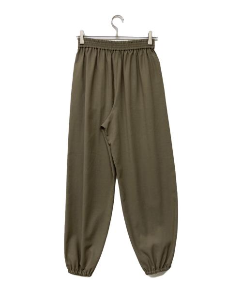 journal standard L'essage（ジャーナルスタンダード レサージュ）journal standard L'essage (ジャーナルスタンダード レサージュ) RCツイルギャザーパンツ グリーン サイズ:36の古着・服飾アイテム