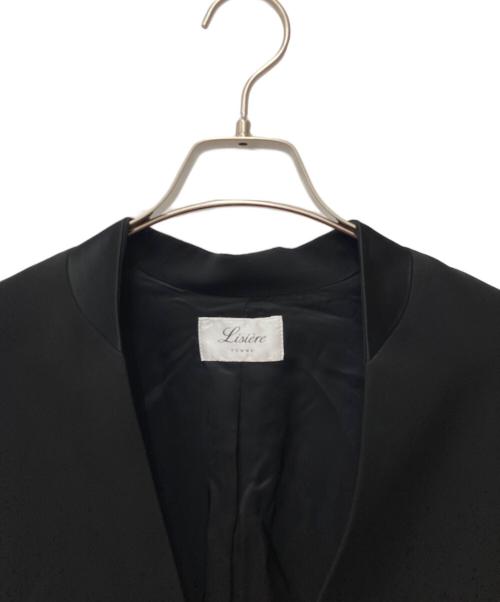 Lisiere（リジェール）Lisiere (リジェール) No Collar Relax Jacket ブラック サイズ:36の古着・服飾アイテム