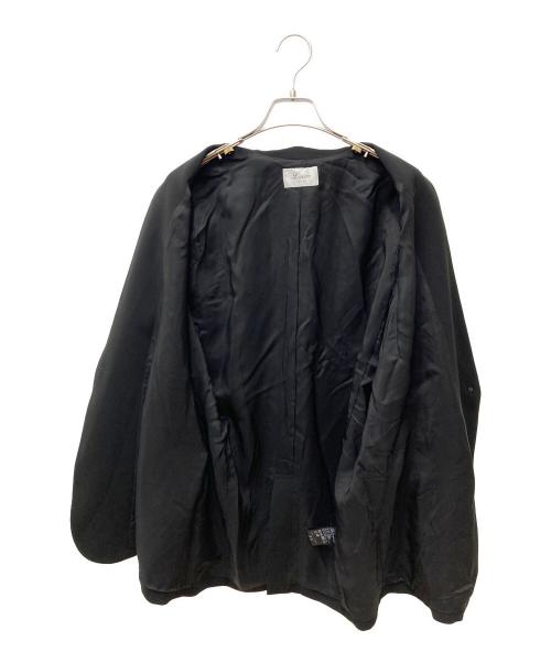 Lisiere（リジェール）Lisiere (リジェール) No Collar Relax Jacket ブラック サイズ:36の古着・服飾アイテム
