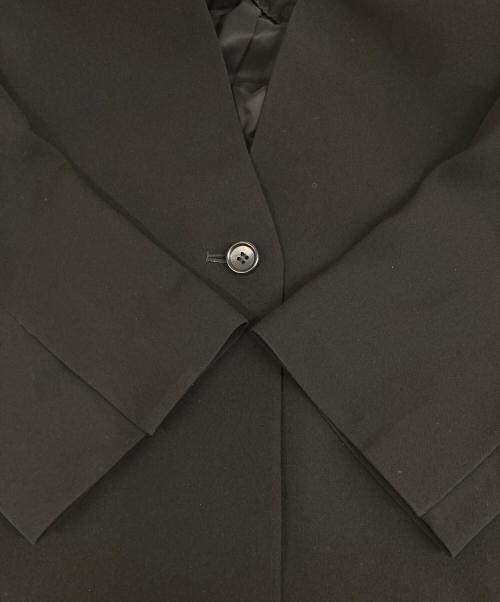 Lisiere（リジェール）Lisiere (リジェール) No Collar Relax Jacket ブラック サイズ:36の古着・服飾アイテム