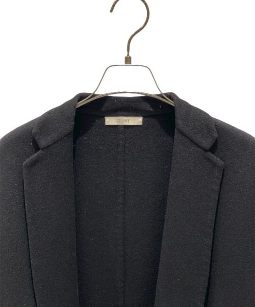 CELINE（セリーヌ）CELINE (セリーヌ) カシミヤエッグクロンビーコート ブラック サイズ:34の古着・服飾アイテム