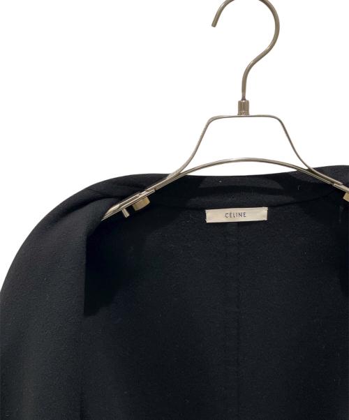 CELINE（セリーヌ）CELINE (セリーヌ) カシミヤエッグクロンビーコート ブラック サイズ:34の古着・服飾アイテム