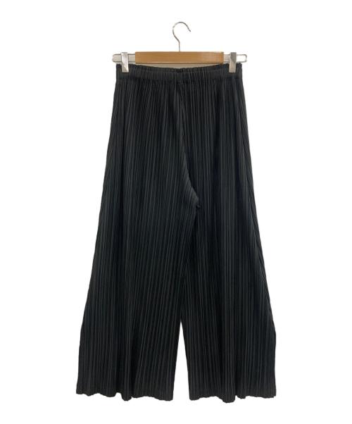 PLEATS PLEASE（プリーツプリーズ）PLEATS PLEASE (プリーツプリーズ) プリーツパンツ ブラック サイズ:4の古着・服飾アイテム