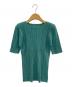 PLEATS PLEASE（プリーツプリーズ）の古着「半袖プリーツシャツ」｜グリーン
