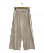 PLEATS PLEASEプリーツプリーズ）の古着「プリーツパンツ」｜ベージュ