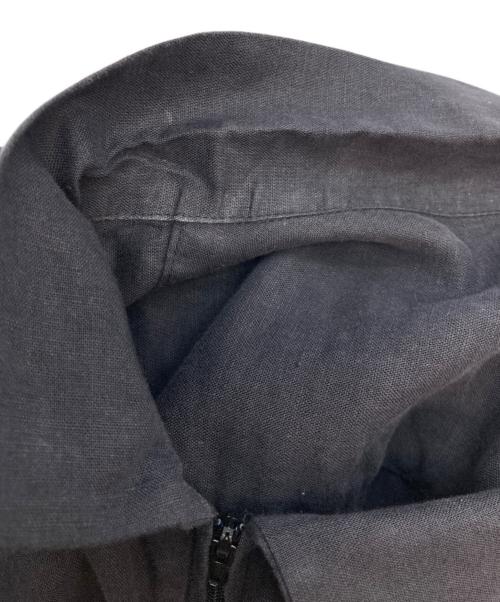 HOMME PLISSE ISSEY MIYAKE（オム プリッセ イッセイ ミヤケ）HOMME PLISSE ISSEY MIYAKE (オム プリッセ イッセイ ミヤケ) プルオーバーロングシャツ ブラック サイズ:2の古着・服飾アイテム