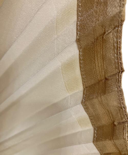 ISSEY MIYAKE（イッセイミヤケ）ISSEY MIYAKE (イッセイミヤケ) ノースリーブワンピース ベージュ サイズ:2の古着・服飾アイテム